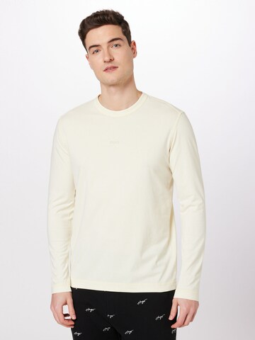 T-Shirt 'Tokkslong' BOSS Orange en beige : devant