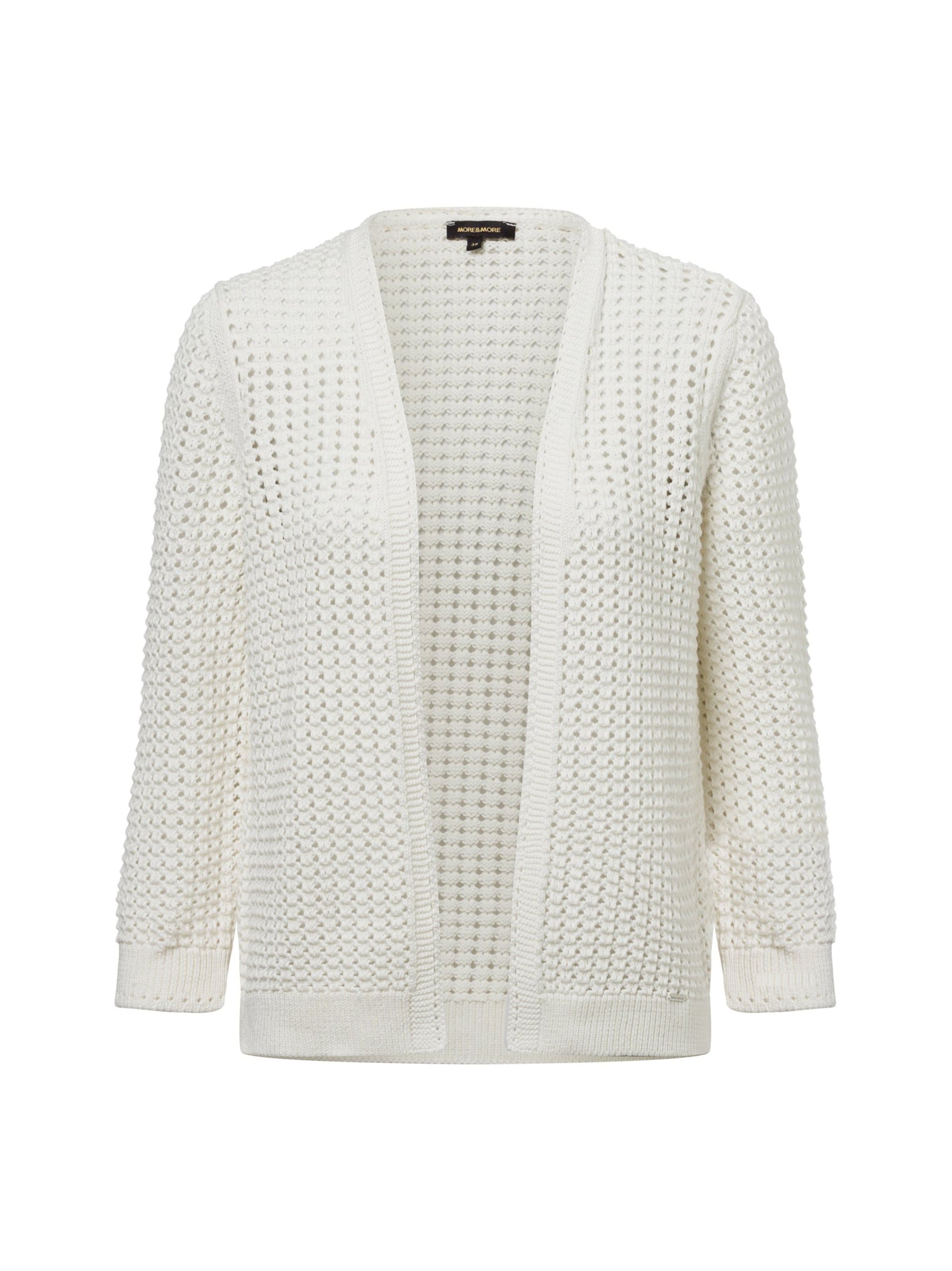 MORE & MORE Pletena jopa | bela barva: sprednja stran