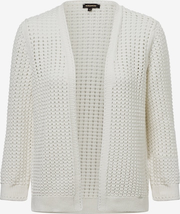 MORE & MORE Knit Cardigan in White: front