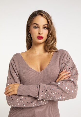 Pull-over faina en marron