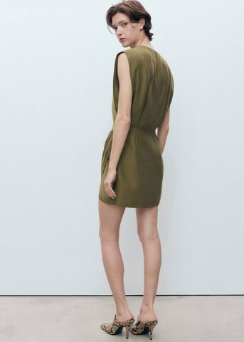 MANGO Dress 'Vene' in Green