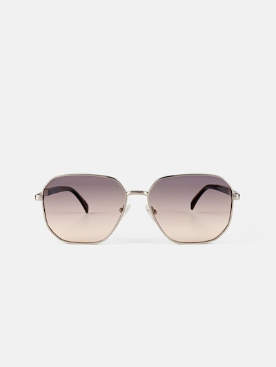 L37 HANDMADE SHOES Lunettes de soleil 'GAMMA' en argent, Vue avec produit