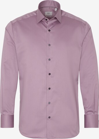 ETERNA Regular fit Business Shirt in Purple: front