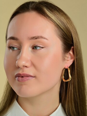Akzent Earrings 'Verenice, langlebig' in Gold: front