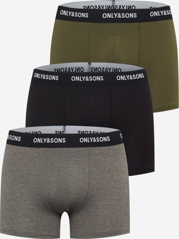 Boxers 'Fitz' Only & Sons en gris : devant