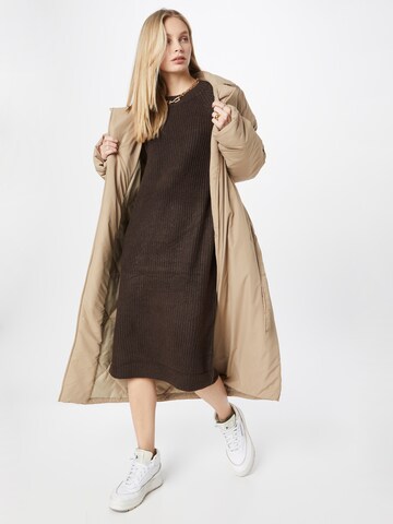 b.young Knit dress 'Nora' in Brown