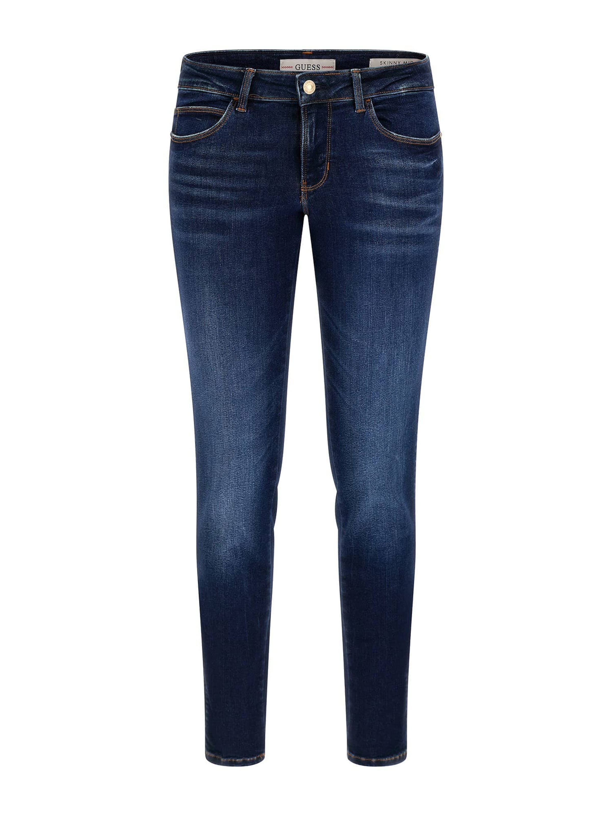 GUESS - Skinny Vaquero &#x27;Curve X&#x27; en azul: frente