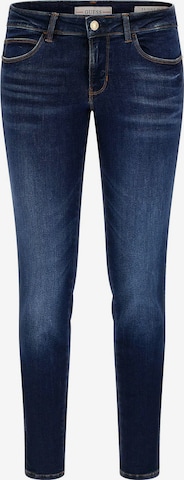 GUESS Skinny Jeansy w kolorze niebieski: przód