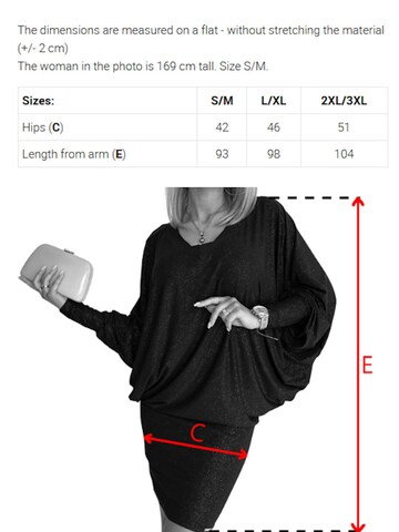 Numoco Abendkleid 'Fledermauskleid'‌‌‌‌‌‌‌‌‌‌ in Rot: Vorderseite