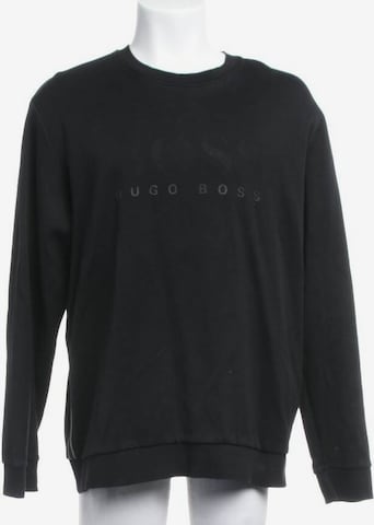 BOSS Green Sweatshirt / Sweatjacke XXXL in Schwarz: predná strana