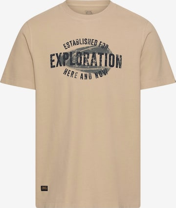 CAMEL ACTIVE - Camiseta en beige: frente
