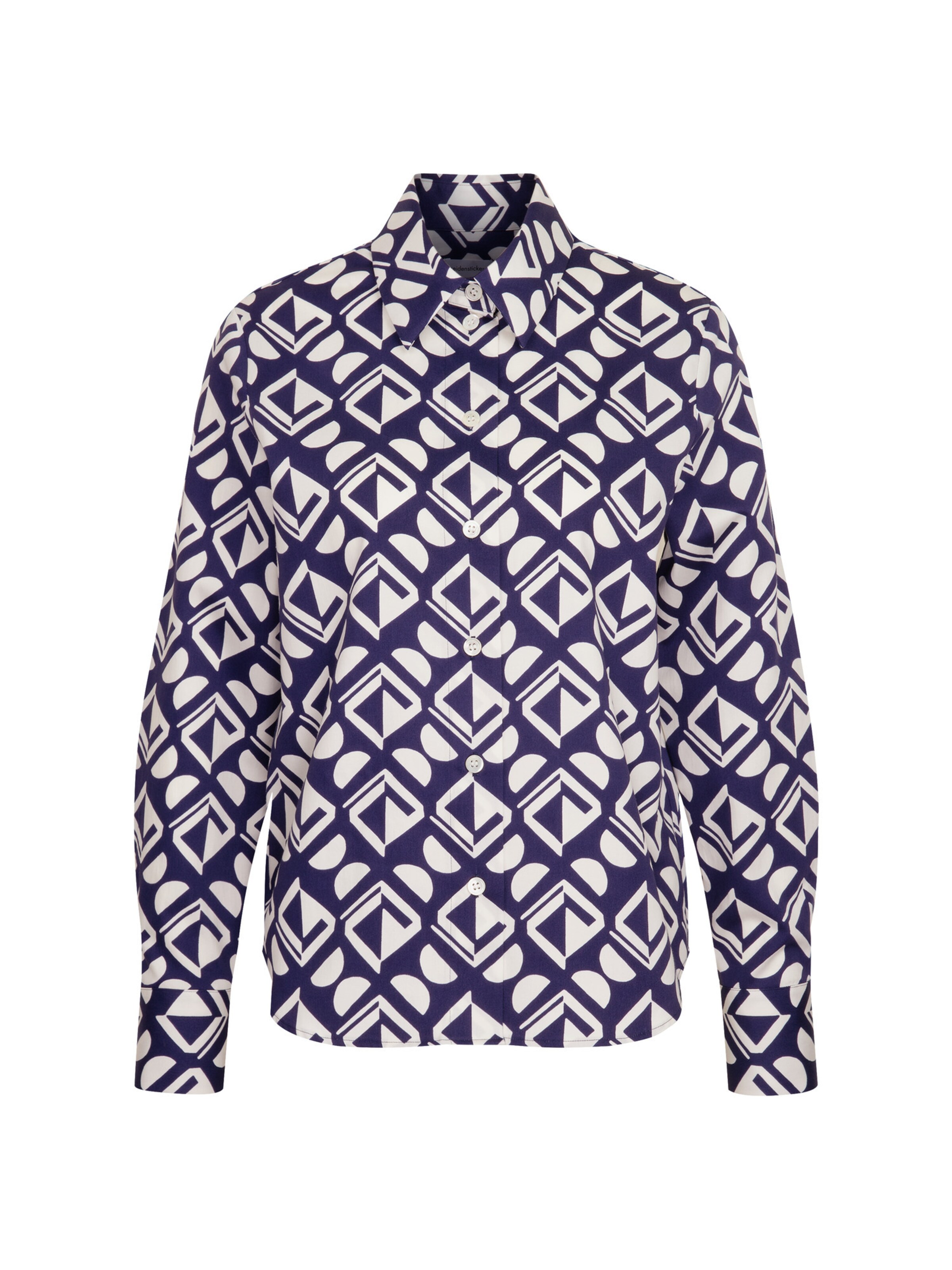 Chemisier 'The Statement Prints' SEIDENSTICKER en bleu : devant