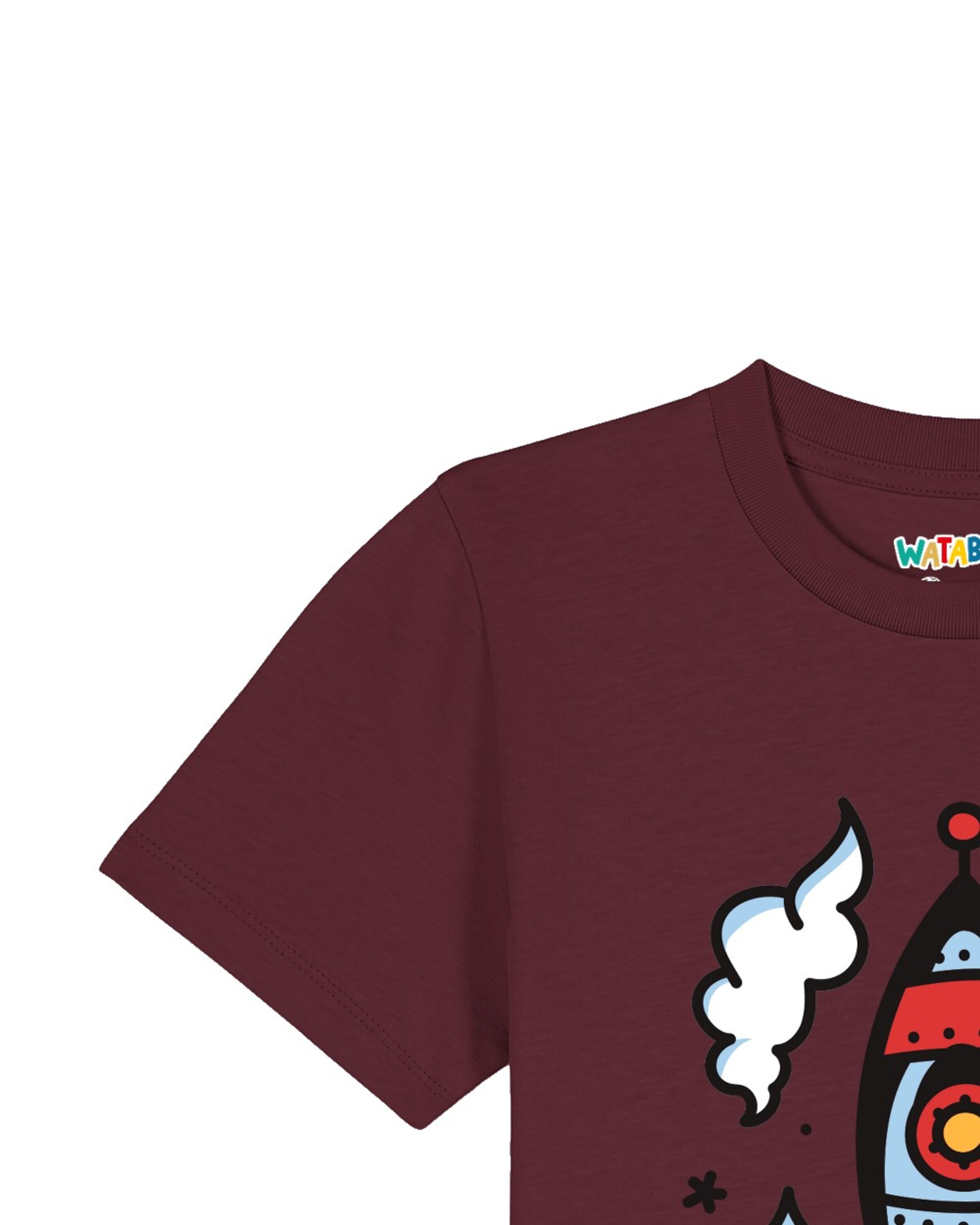 watabout.kids Shirt 'Rakete' in Red