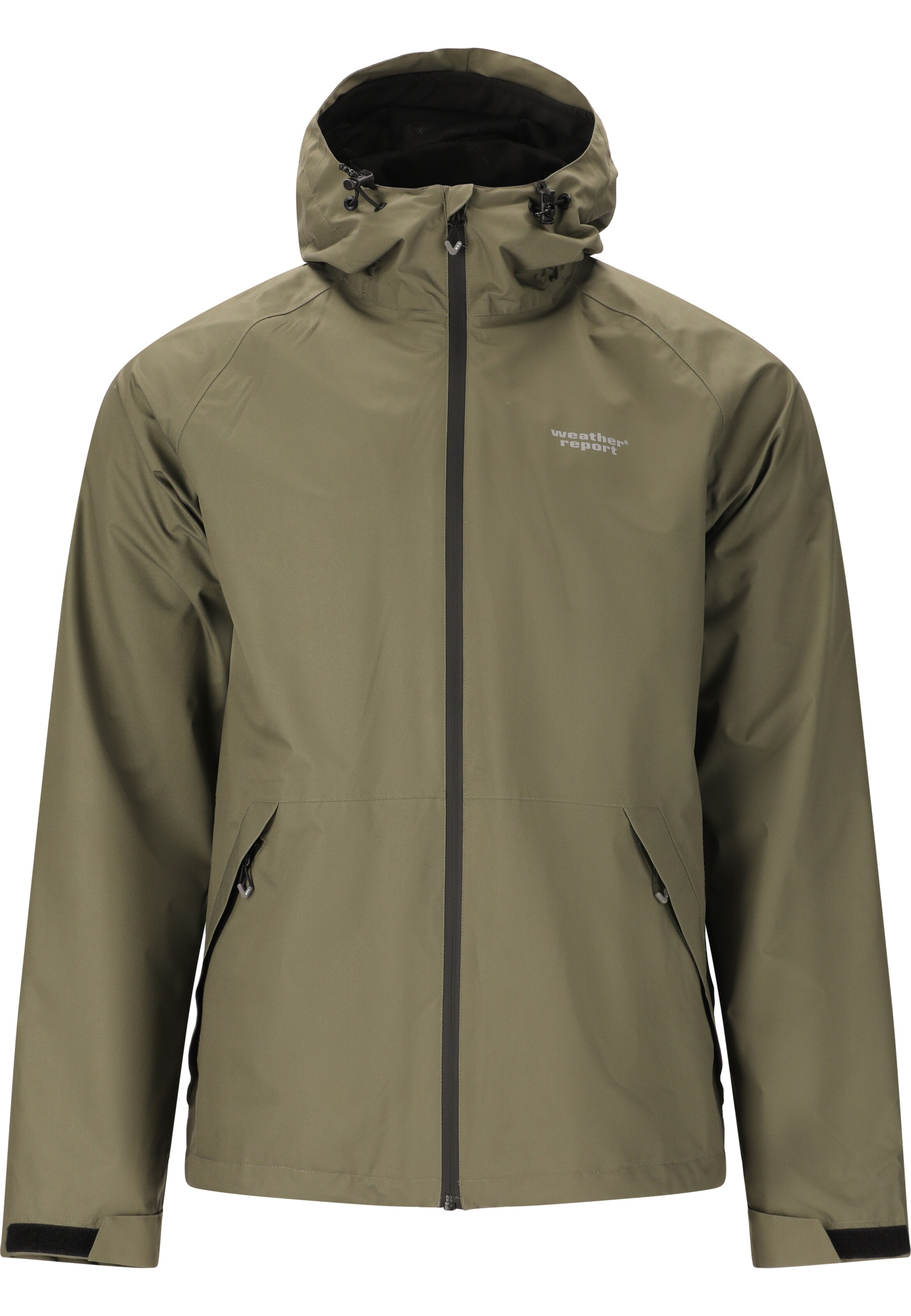 Weather Report Functionele jas 'Gust' in Groen: voorkant