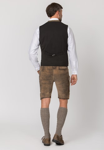 STOCKERPOINT Regular Trachtenlederhose 'Jordan' in Braun