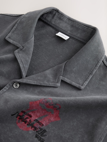 Coupe regular Chemise 'The Rolling Stones' Next en gris