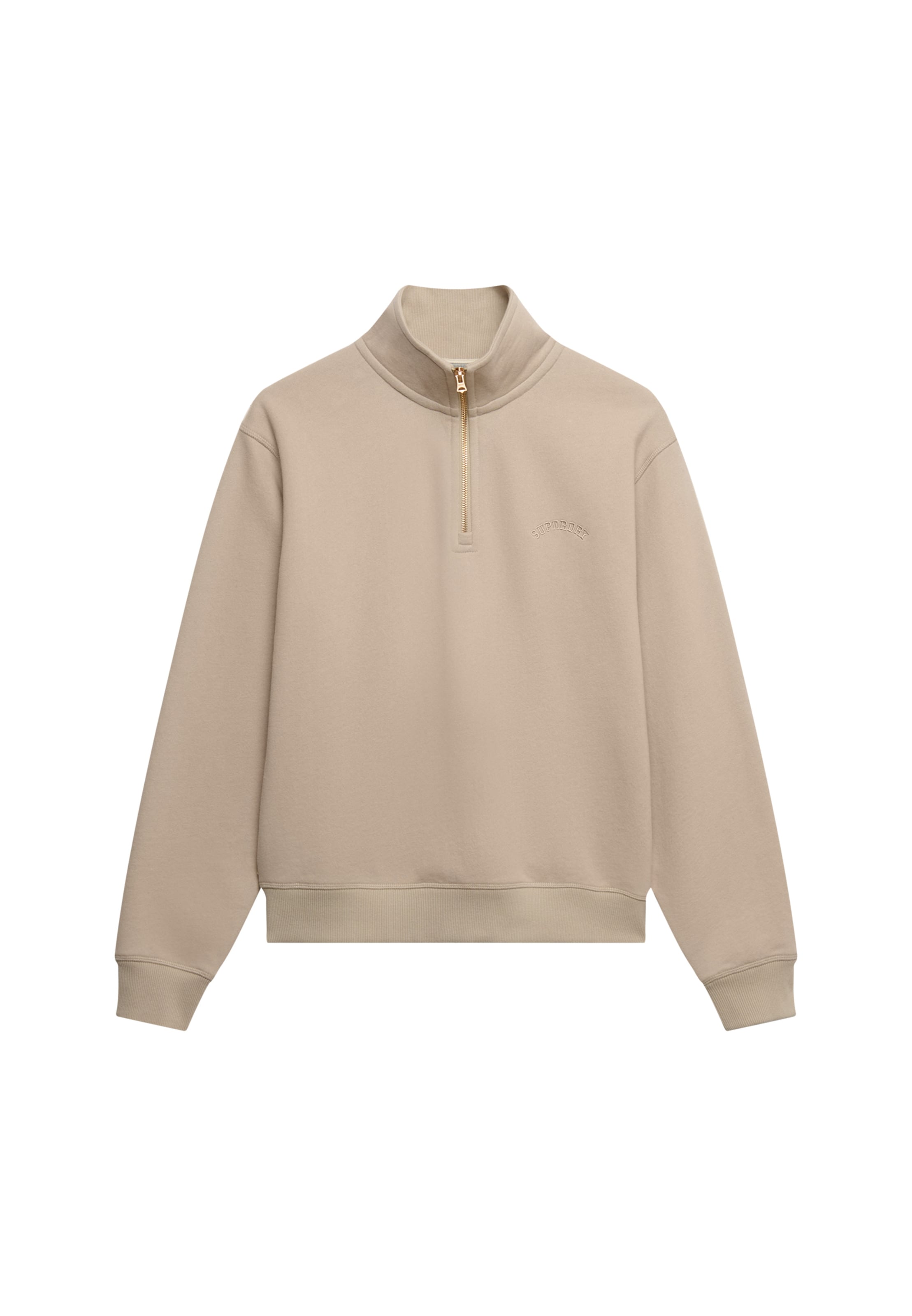 Superdry & Co Sweatshirt 'Essential' in Beige: front