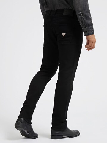 GUESS Slimfit Jeans 'Angels' in Schwarz