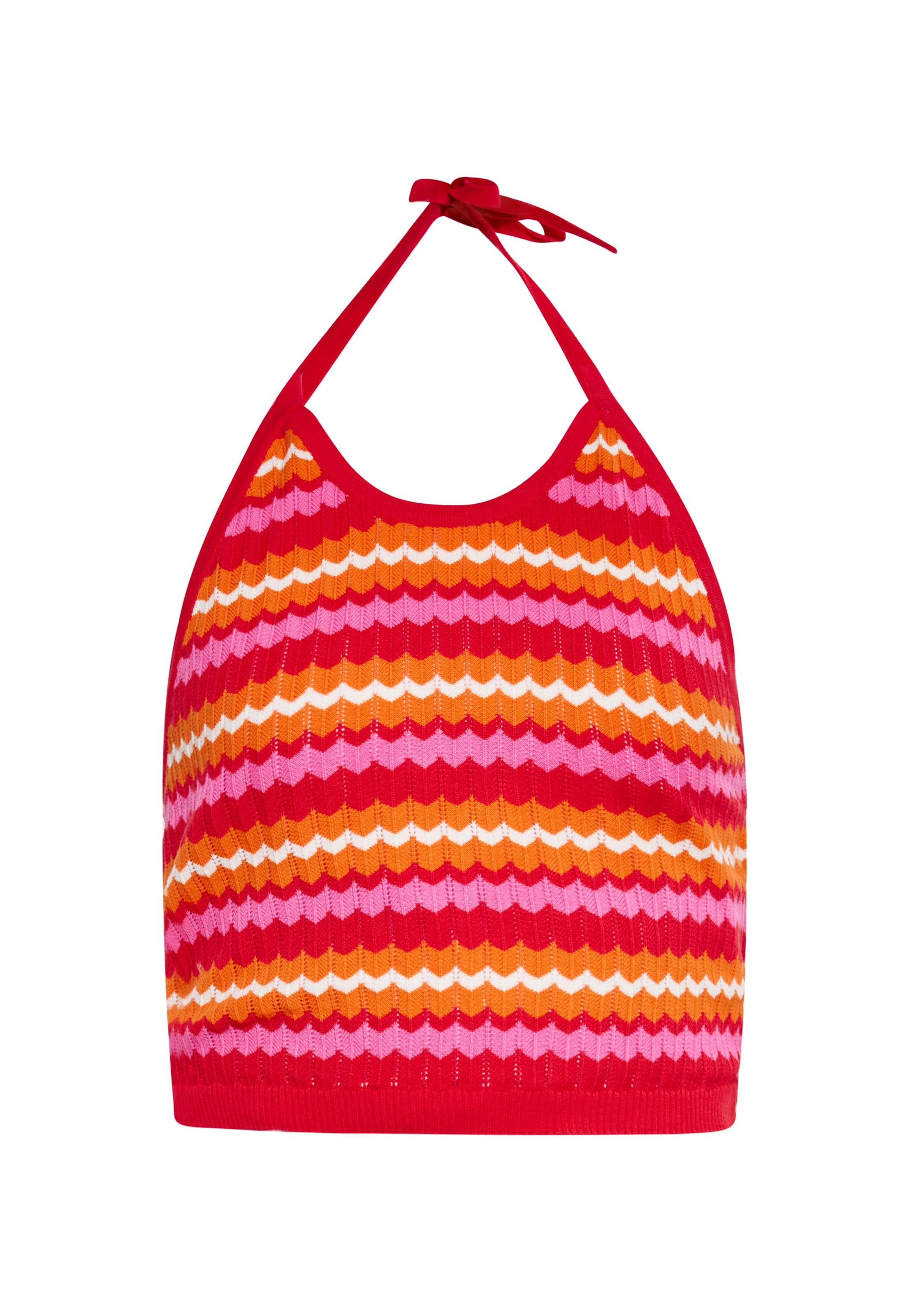 ebeeza - Top de malha em vermelho: frente