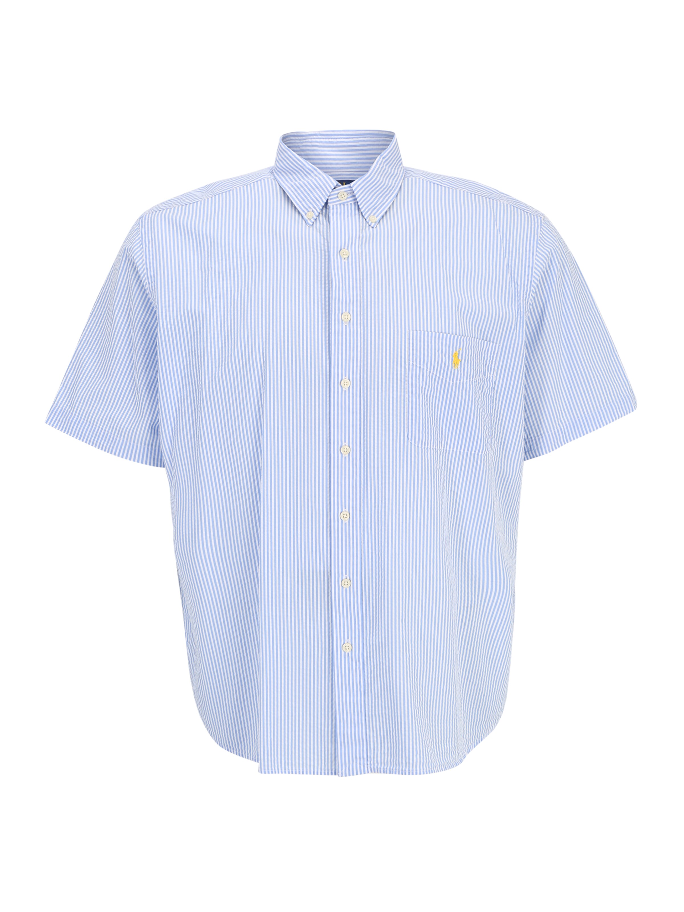 Polo Ralph Lauren Big & Tall Regular fit Πουκάμισο σε μπλε: μπροστά