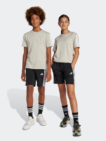 ADIDAS SPORTSWEAR Regular Workout Pants in Black: front