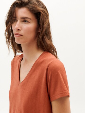 Thinking MU Shirt 'Clavel' in Orange