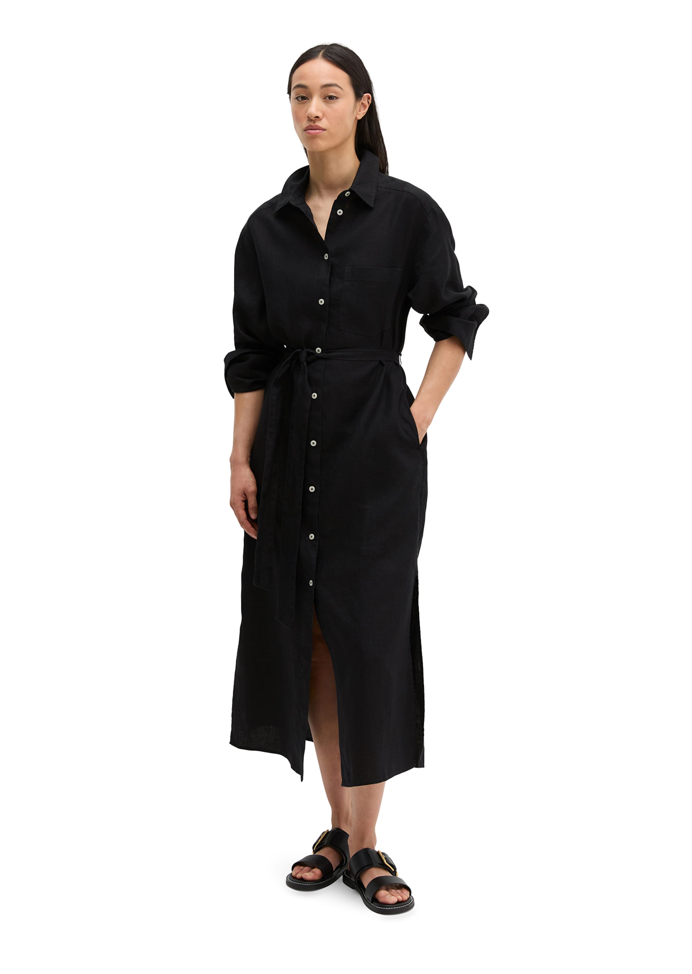 Robe-chemise Marc O'Polo en noir