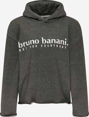 BRUNO BANANI Sweatshirt 'Ross' in Grau: predná strana