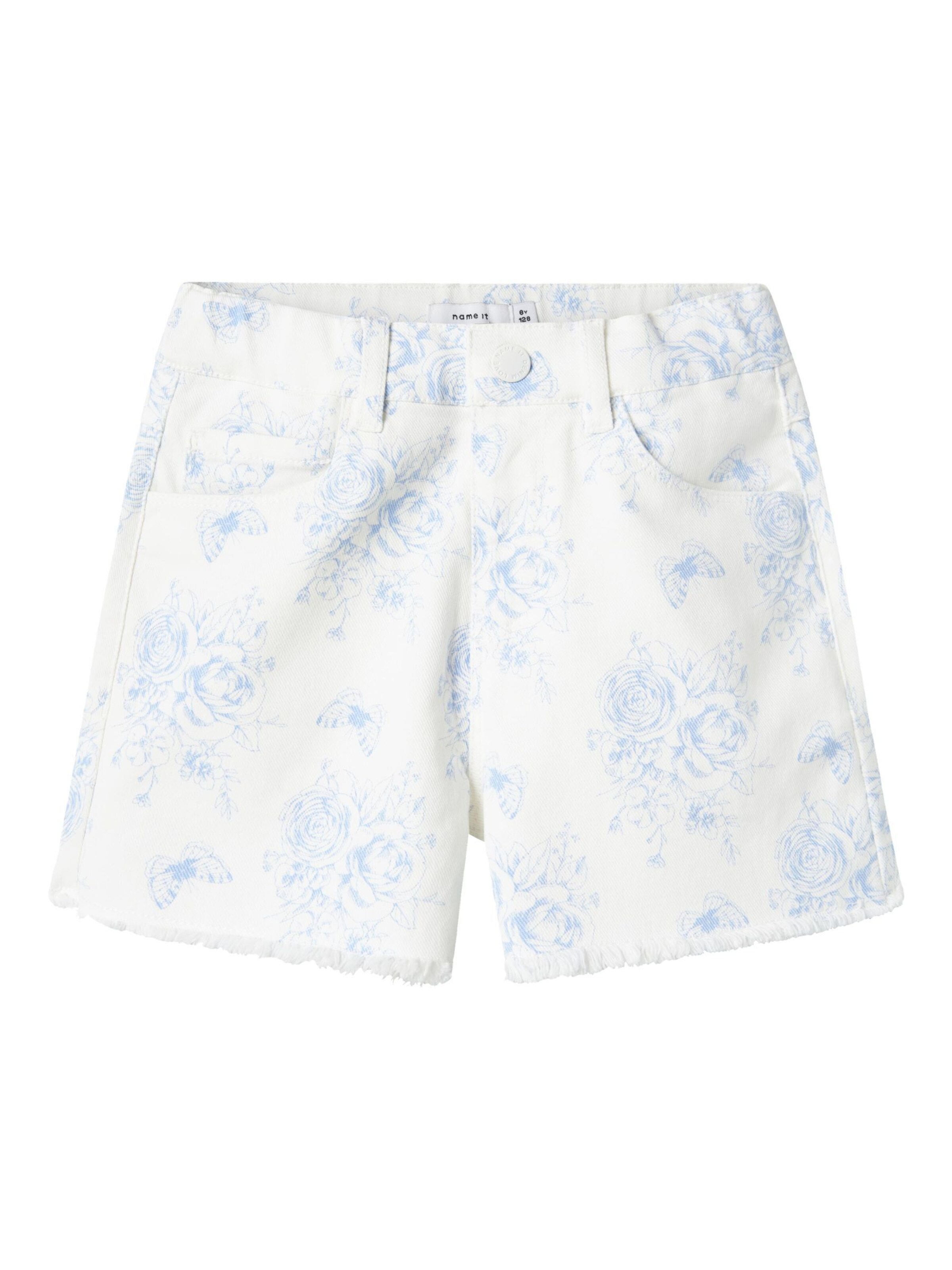 Loosefit Jean NAME IT en blanc : devant