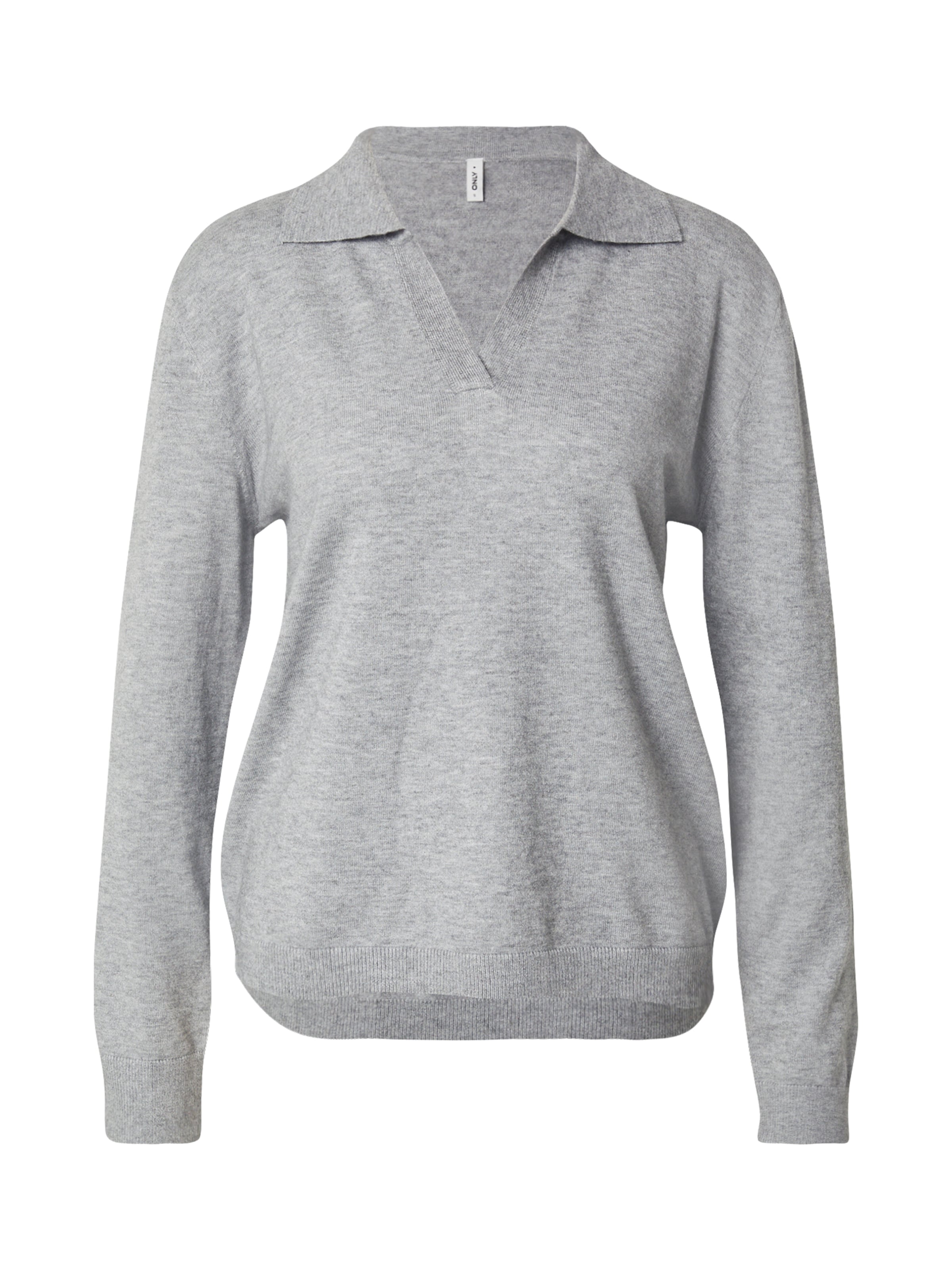 ONLY Kampsun 'IBI', värv hall: eest vaates