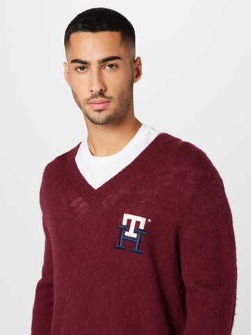 TOMMY HILFIGER Sweter w kolorze czerwony