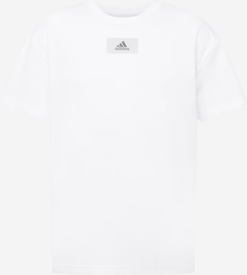 ADIDAS PERFORMANCE - Camiseta funcional en blanco: frente