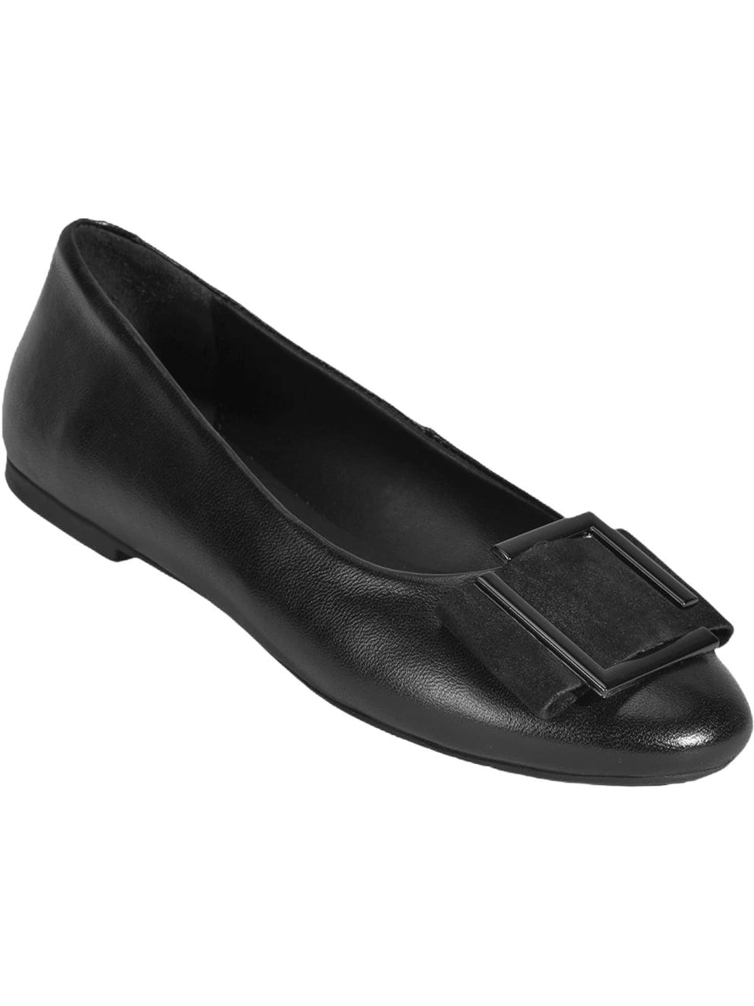 Desa Ballet Flats 'Ballettschuhe' in Black