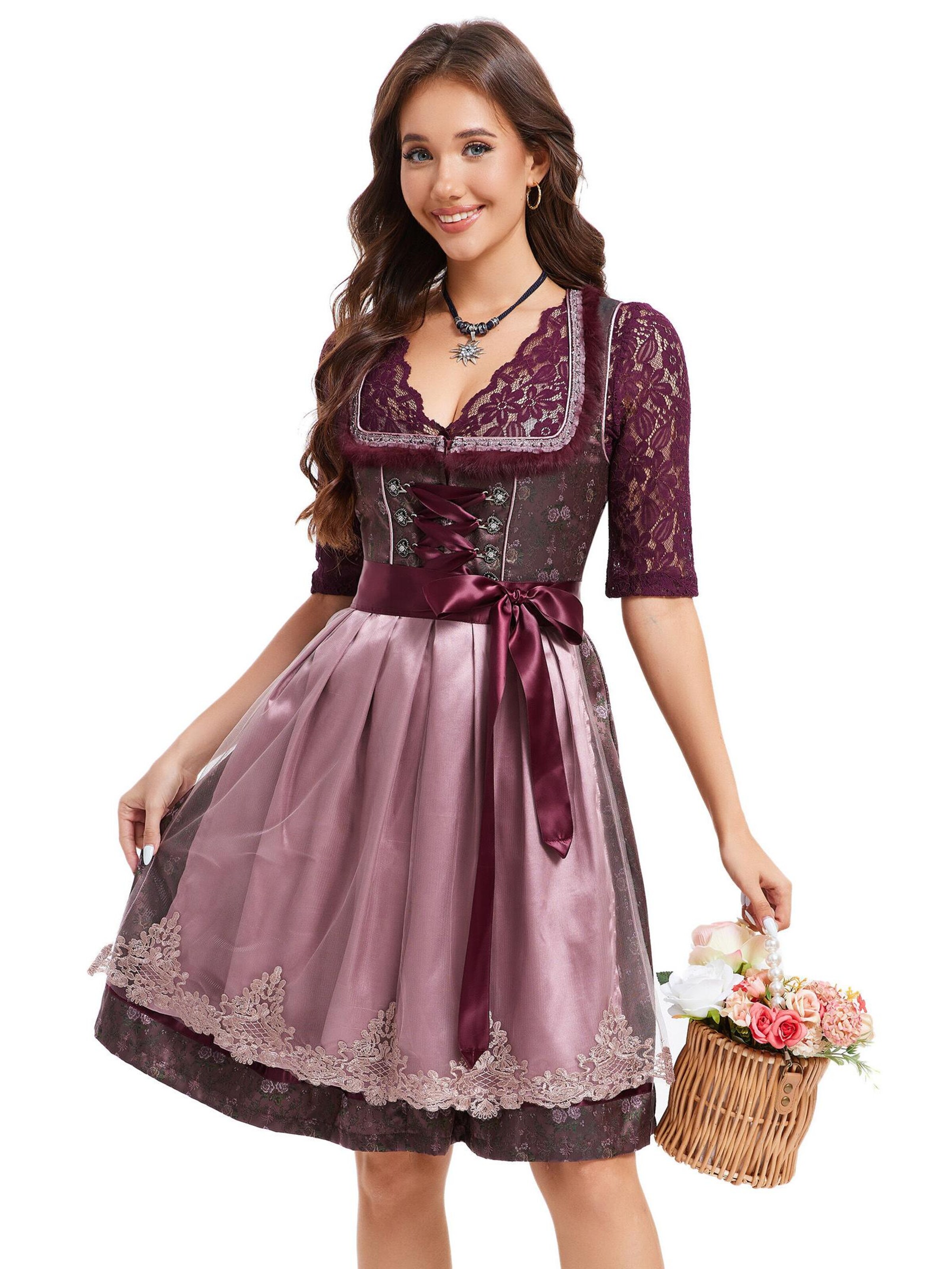 Yesfashion Dirndl in Red