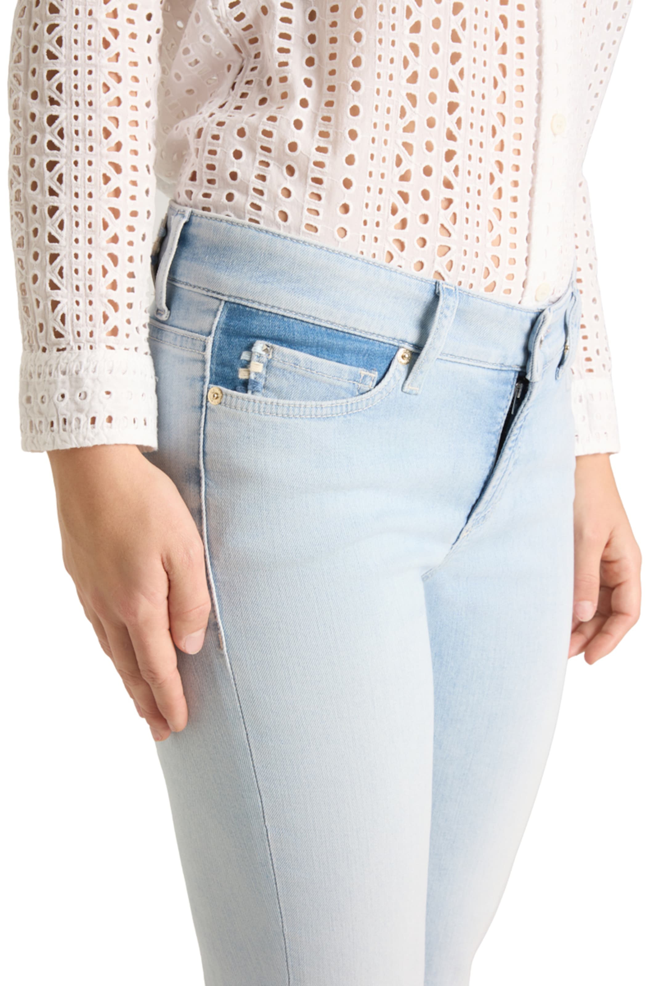 Cambio Slimfit Jeans in Blauw