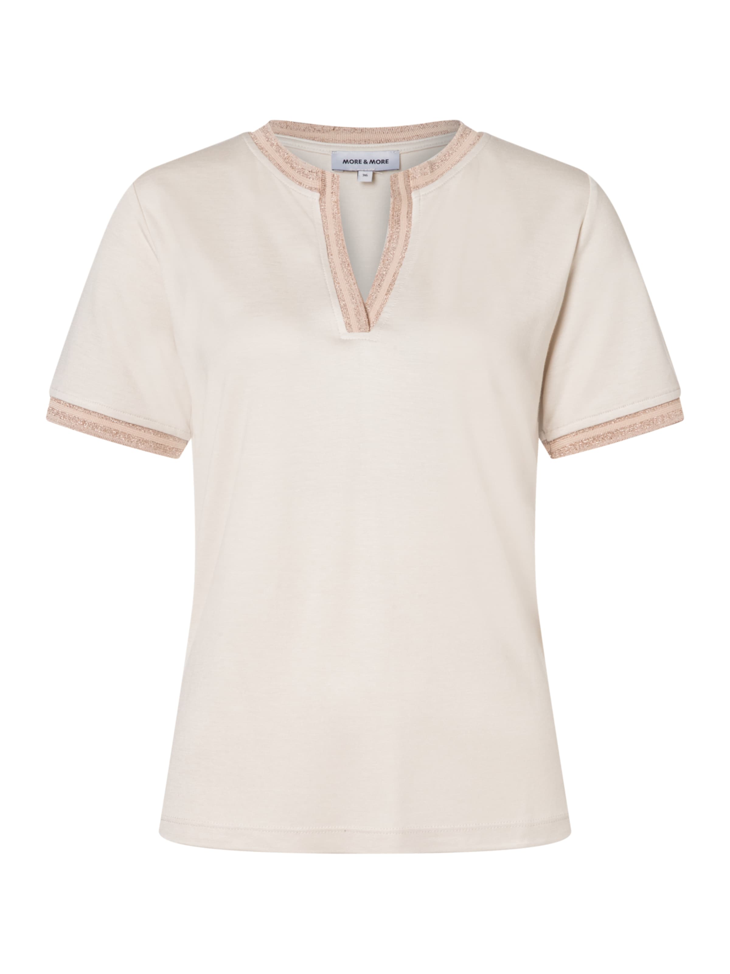 MORE & MORE Shirt in Beige: front