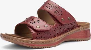 ARA Pantolette in Rot: Vorderseite