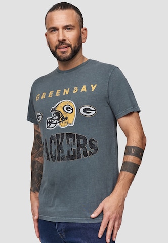 Recovered Shirt 'NFL Green Bay Packers' in Grey