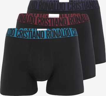 Boxeri de la CR7 - Cristiano Ronaldo pe negru: față