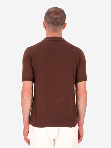 Distretto12 Shirt 'Zed' in Bruin