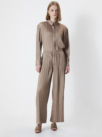 Wide Leg Pantalon Ipekyol en beige