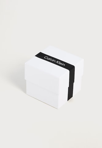 Calvin Klein - Reloj analógico 'Gleam' en plata: frente