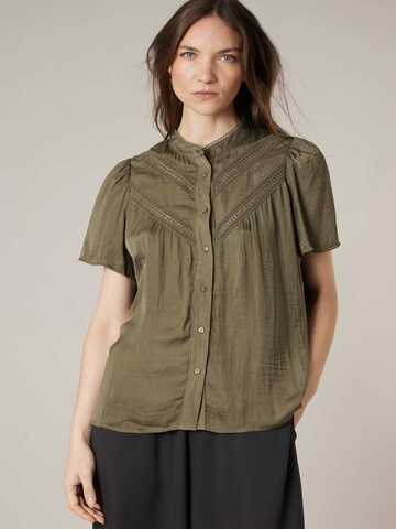 Chemisier ' ALESSIA ' Deeluxe en vert : devant