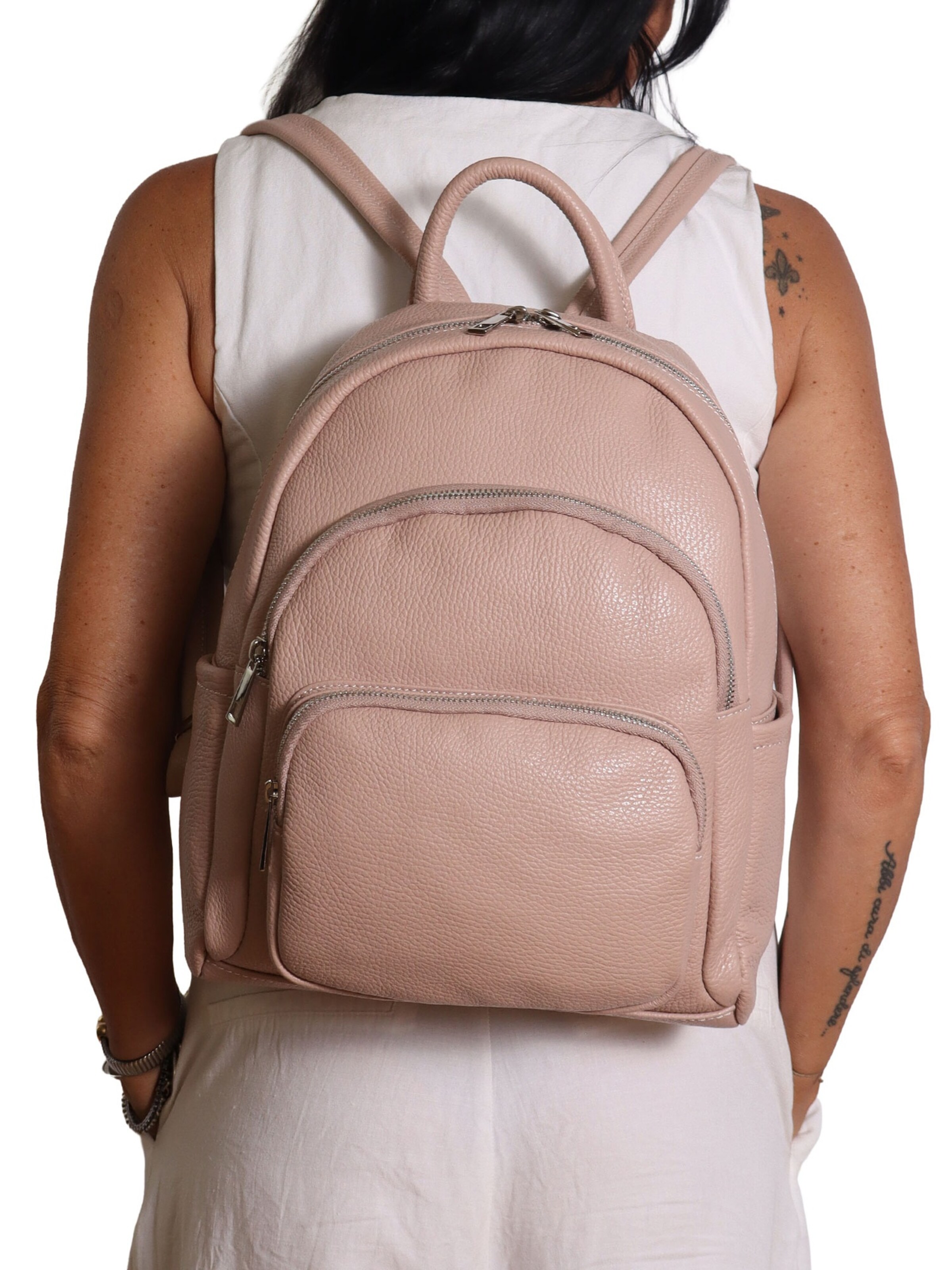 Zaino di Gave Lux in rosa: frontale