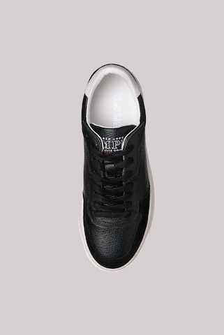 CAMP DAVID Premium Sneaker aus Leder in Schwarz