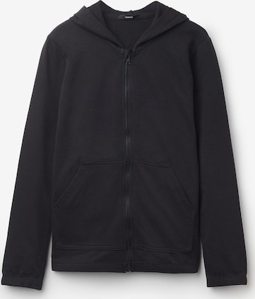 Tezenis Zip-Up Hoodie in Black: front