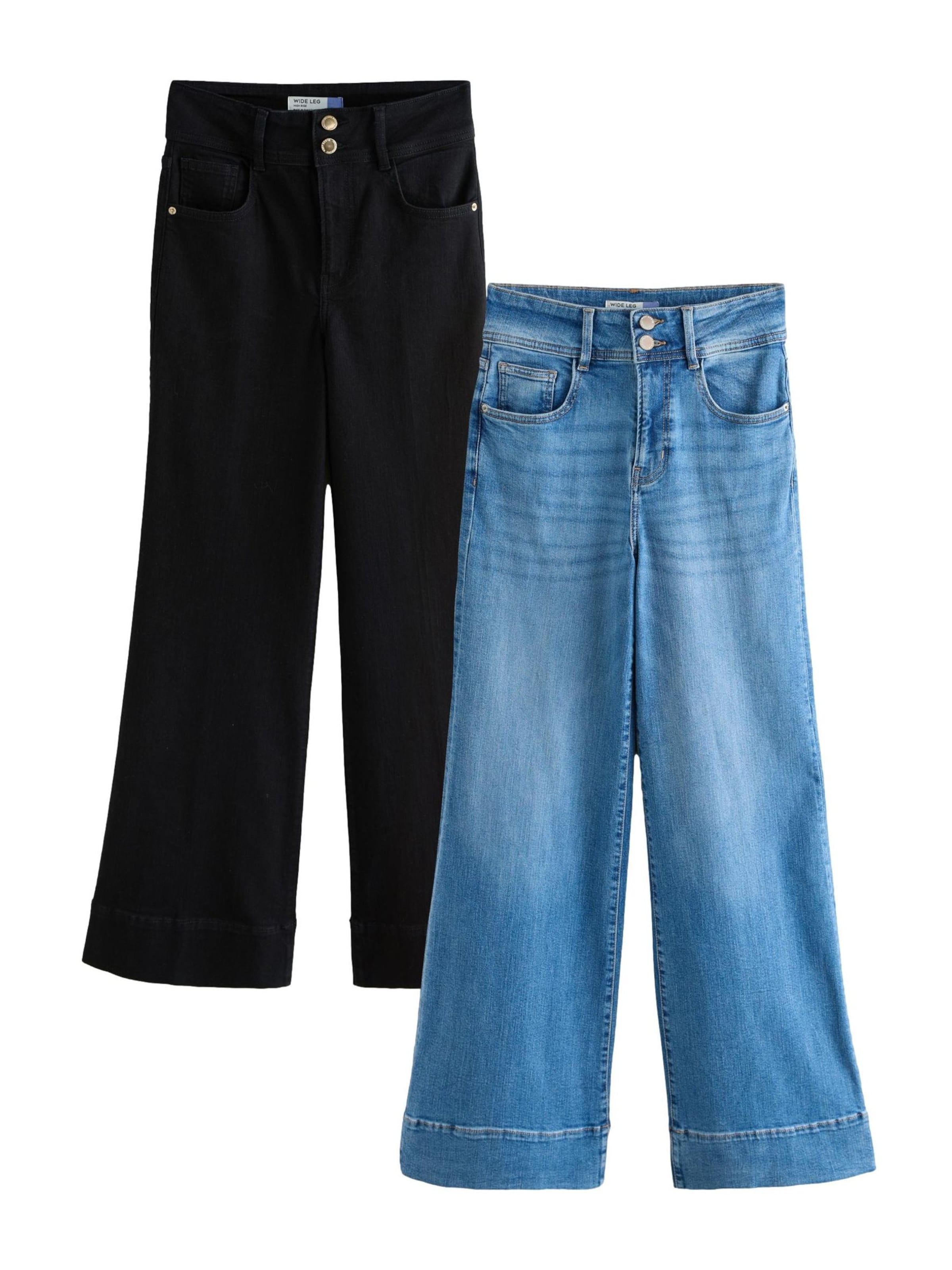 Next Jean en 29/Normale en bleu denim / noir denim, Vue avec produit