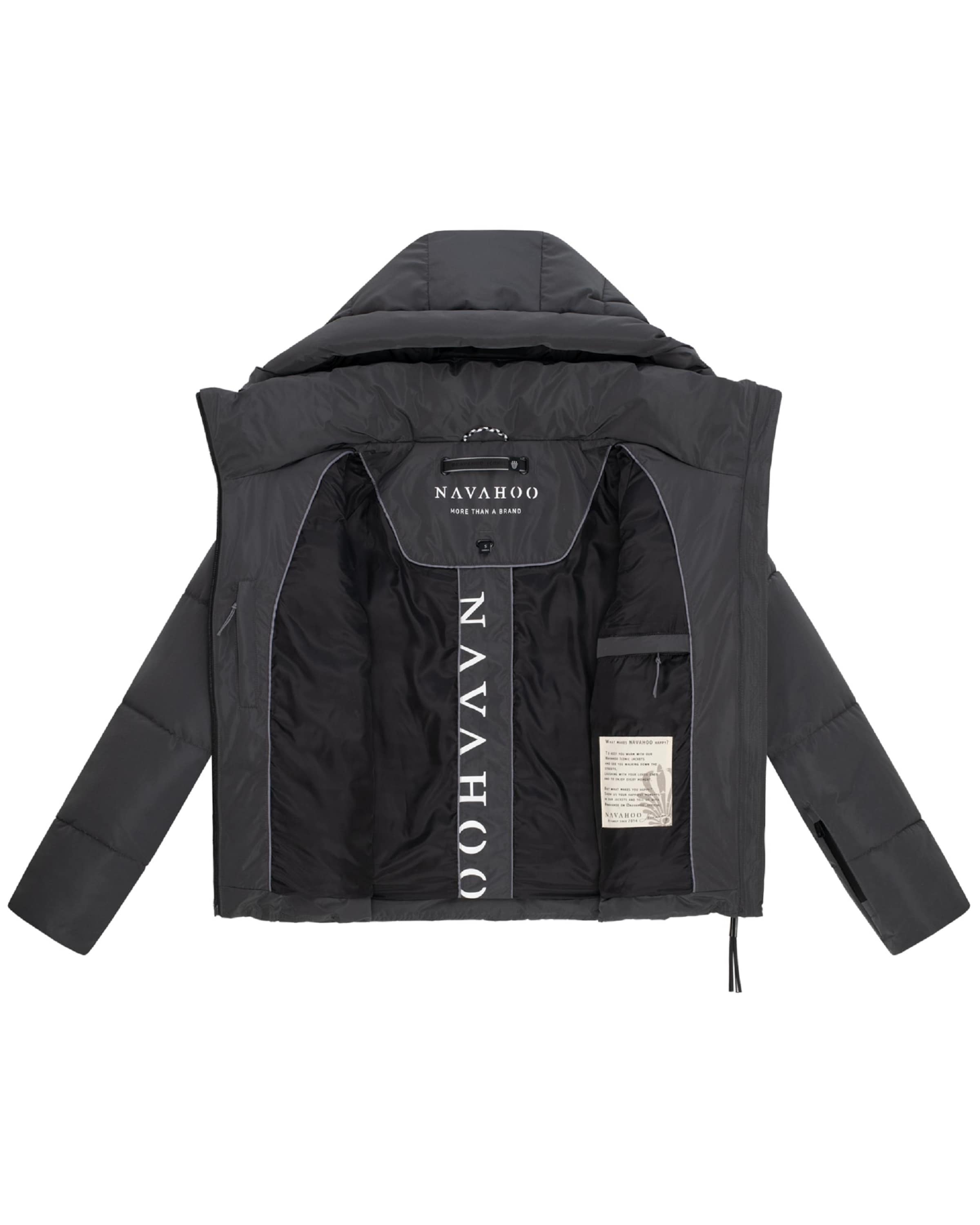 Veste d’hiver 'Frostherz XIV' NAVAHOO en noir