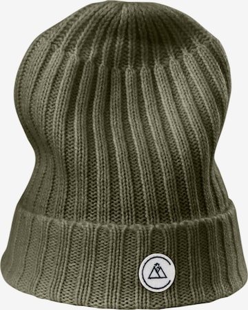 Berretto di CASH-MERE.CH in verde: frontale