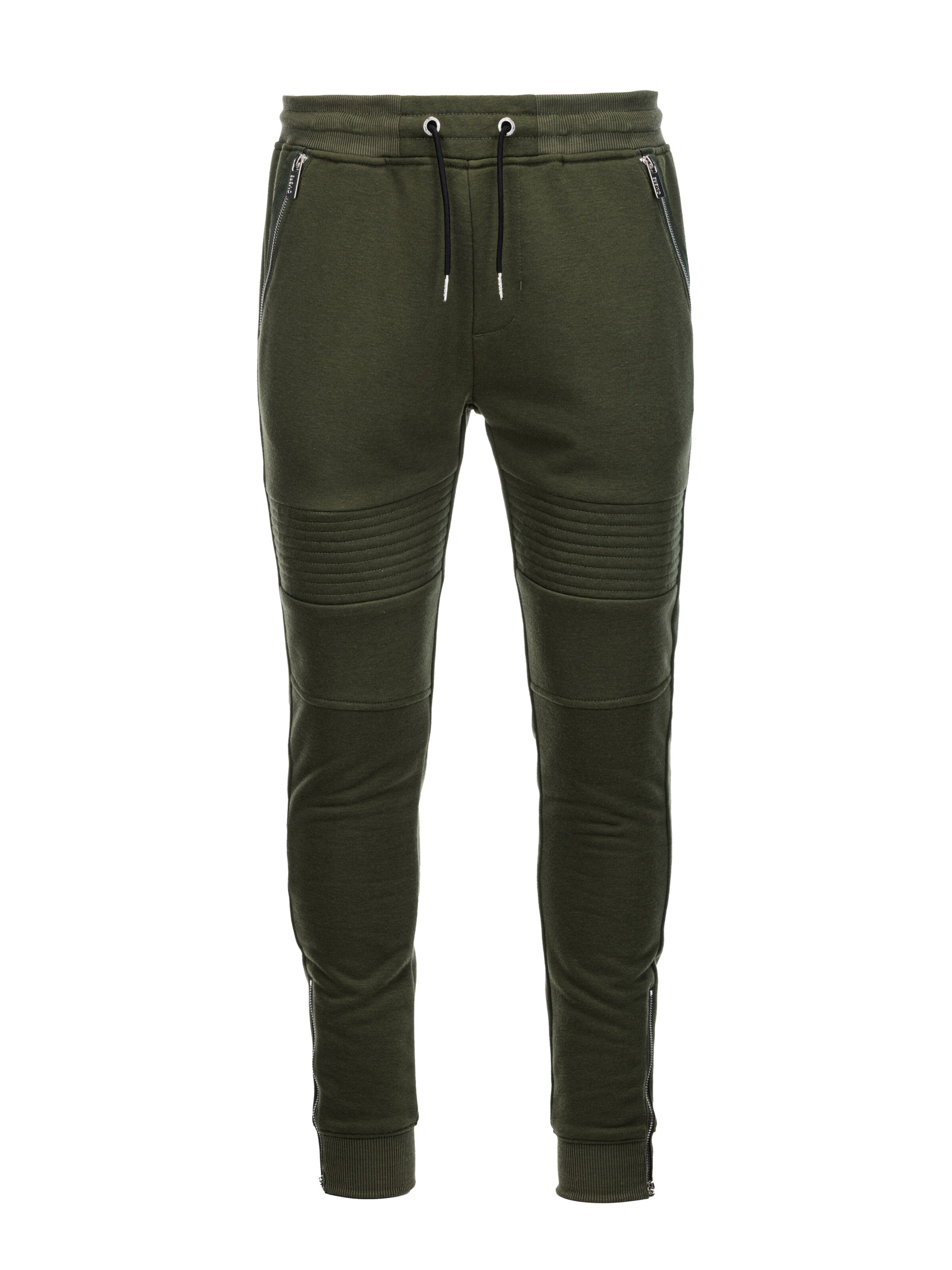 Ombre Tapered Broek 'PASK-22FW-004' in Groen: voorkant